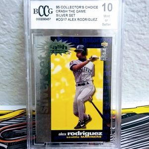 BCCG 10 1995 Collectors Choice Crash Silver Card #